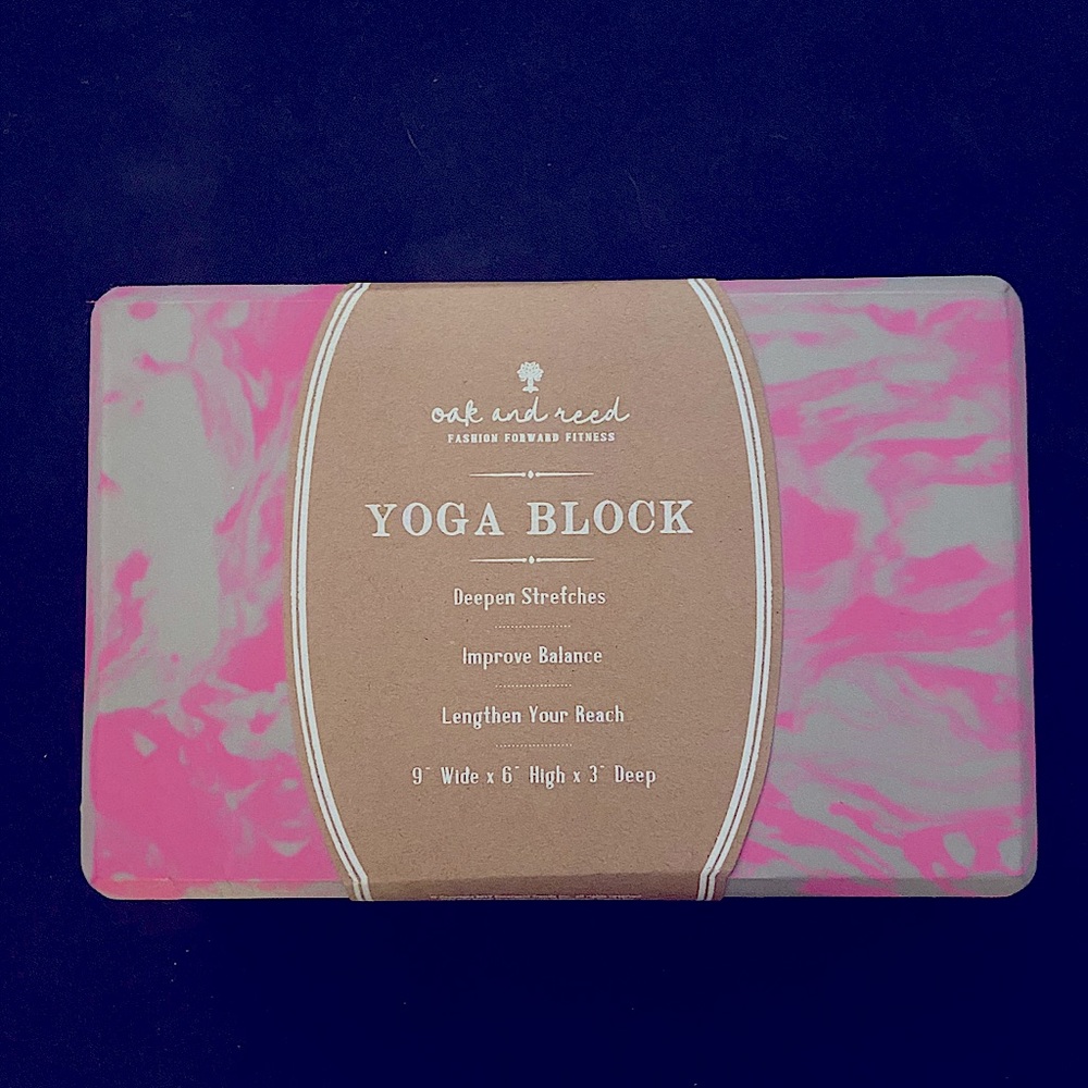 Oak + Reed Foam Yoga Block 🧘‍♀️ Stretching